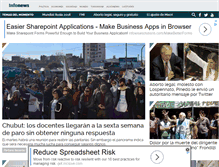 Tablet Screenshot of infonews.com