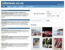 Tablet Screenshot of infonews.co.nz